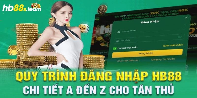 Quy trình đăng nhập HB88