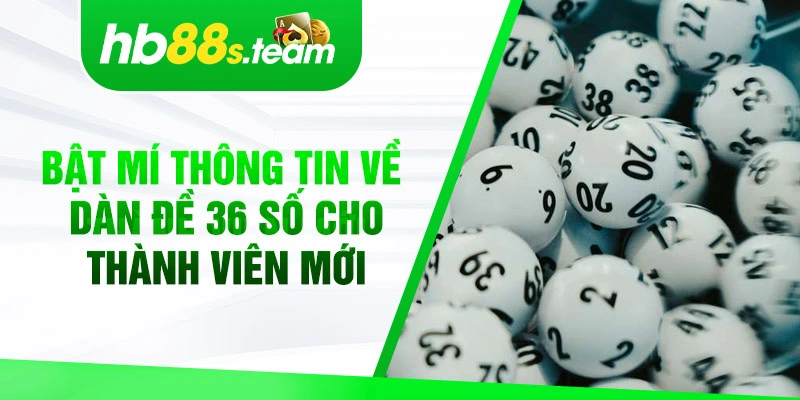 dàn đề 36 số