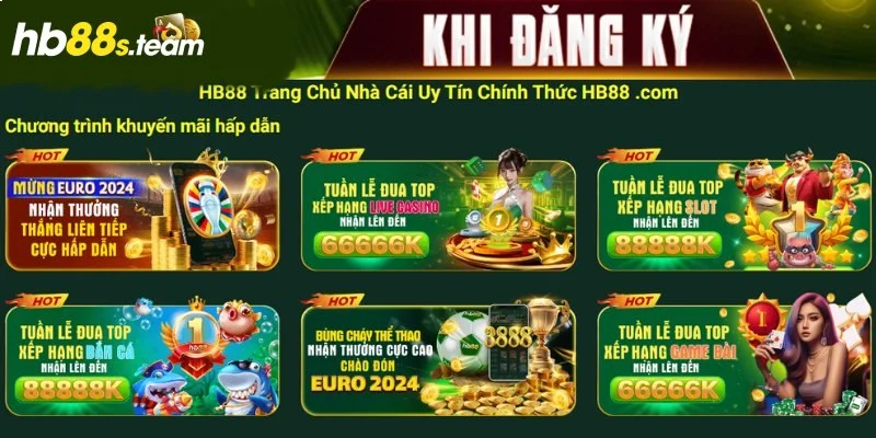 Hoàn cược trên từng sảnh cược Thể Thao HB88 siêu hấp dẫn